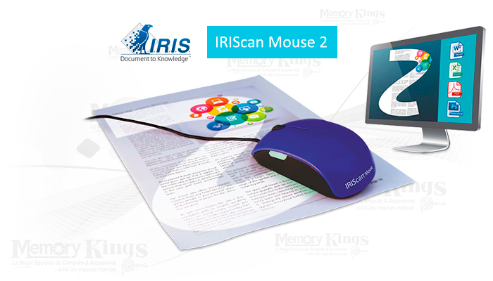 SCANNER Portatil IRIScan Mouse 2 para PC