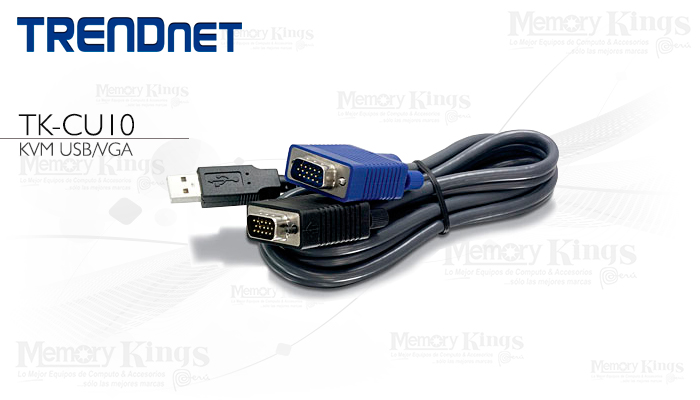 CABLE KVM USB 3.05mt. TRENDNET TK-CU10