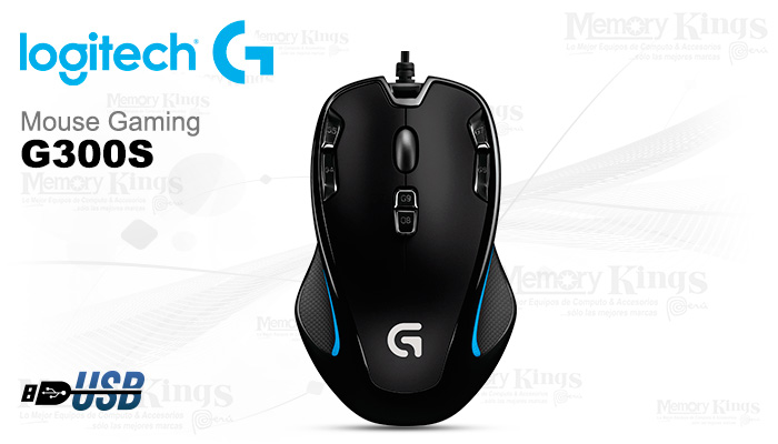 MOUSE Gaming LOGITECH G300S ambidiestro