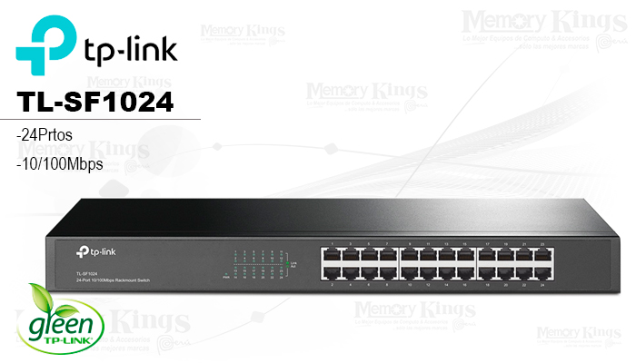 SWITCH 24pt TP-LINK TL-SF1024 10|100MB Rackeable