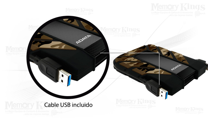 DISCO DURO USB3.2 1TB ADATA HD710M PRO COMANDER
