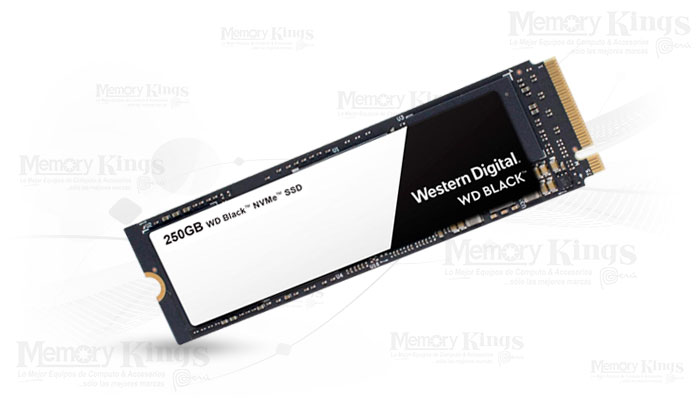UNIDAD SSD M.2 PCIe 250GB WD BLACK NVMe