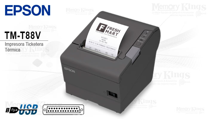 IMPRESORA Ticket Termica EPSON TM-T88V USB|Serial