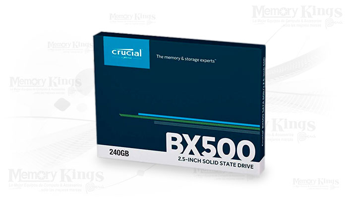 UNIDAD SSD 2.5 SATA 240GB CRUCIAL BX500