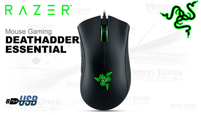 MOUSE Gaming RAZER DEATHADDER ESSENTIAL Green