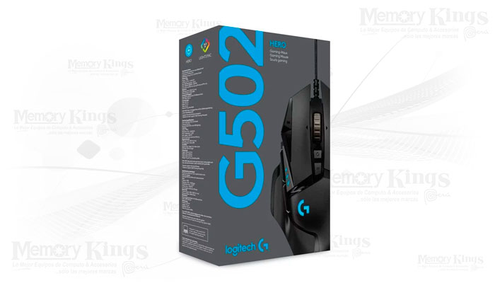 MOUSE Gaming LOGITECH G502 HERO BLACK 25K