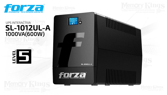UPS 1000VA(600W) FORZA SL-1012UL interactiva
