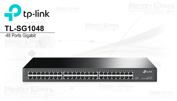 SWITCH GbE 48pt TP-LINK TL-SG1048 Rackeable