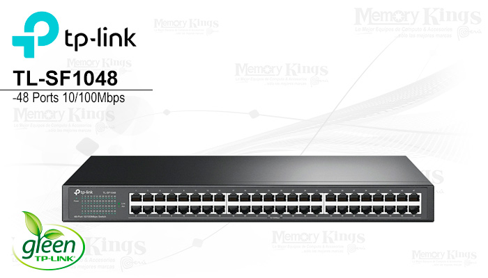 SWITCH 48pt TP-LINK TL-SF1048 100Mb Rackeable
