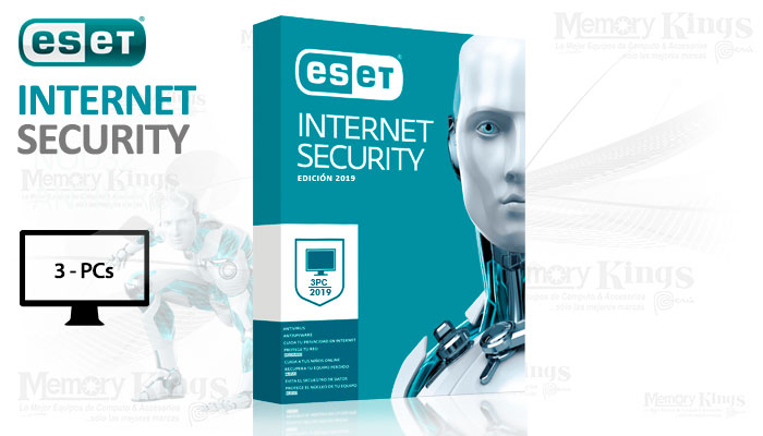 ANTIVIRUS ESET INTERNET Security 2023 3pc