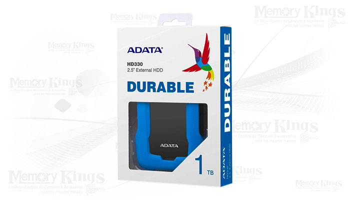 DISCO DURO USB 1TB ADATA HD330 Blue