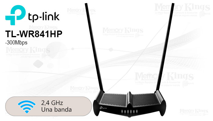 ROUTER TP-LINK TL-WR841HP 300MB 2antenas 9dBi