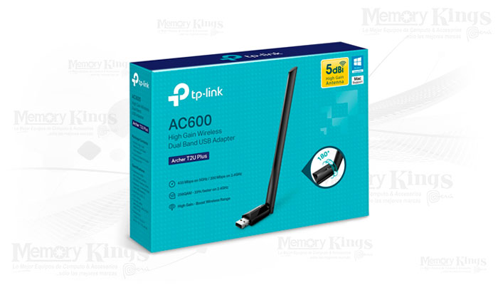 RED Wi-Fi USB TP-LINK Archer T2U Plus AC600 2BAND