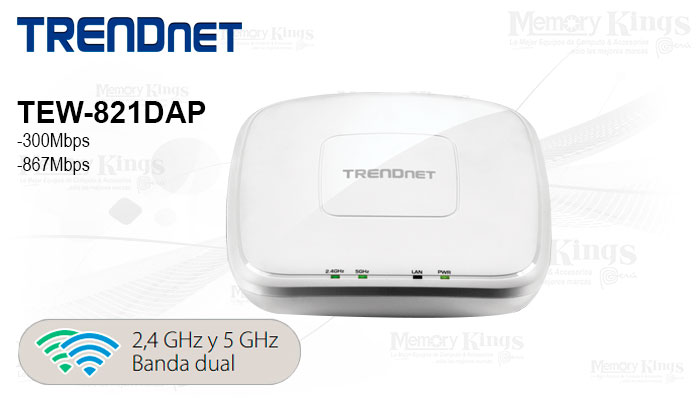 ACCESS POINT TRENDNET TEW-821DAP AC1200 2BAND PoE