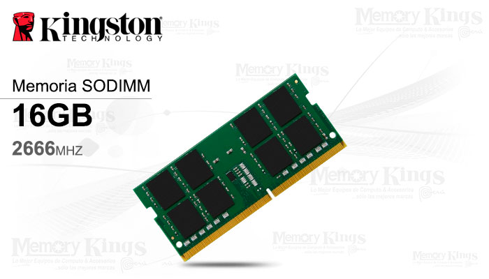 MEMORIA SODIMM DDR4 16GB 2666 KINGSTON KCP426SD8