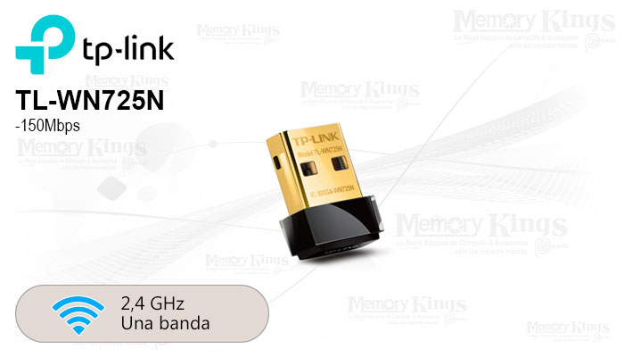 RED Wi-Fi USB TP-LINK TL-WN725N 150MB nano 2.4GHZ
