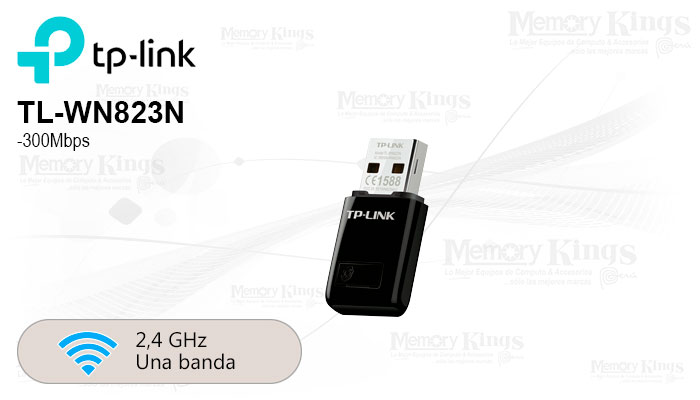 RED Wi-Fi USB TP-LINK TL-WN823N 300MB mini 2.4GHZ
