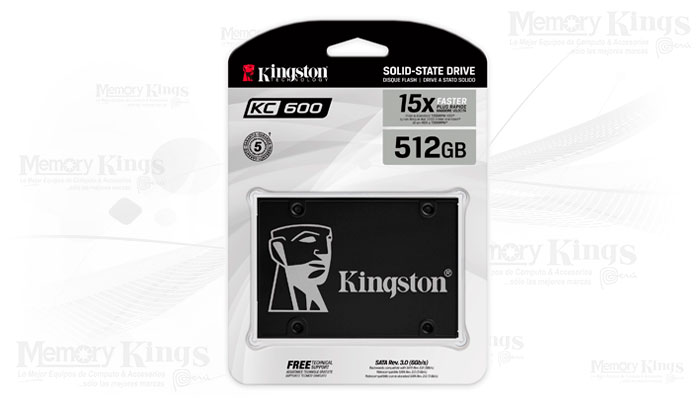 UNIDAD SSD 2.5 SATA 512GB KINGSTON KC600
