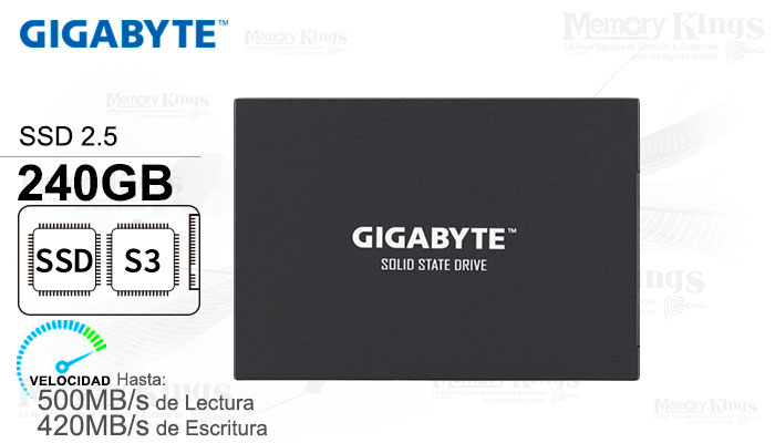 UNIDAD SSD 2.5 SATA 240GB GIGABYTE
