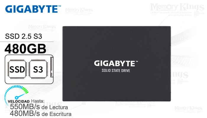 UNIDAD SSD 2.5 SATA 480GB GIGABYTE
