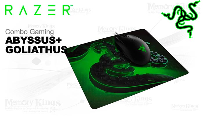 MOUSE+PAD Gaming RAZER ABYSSUS+GOLIATHUS