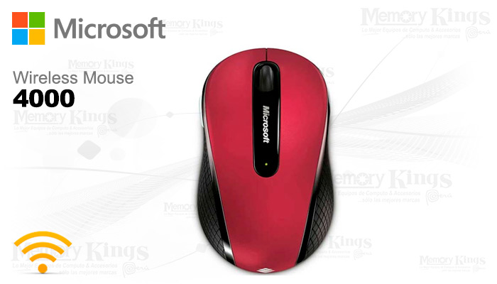 MOUSE Wireless MICROSOFT MOBILE 4000 Red