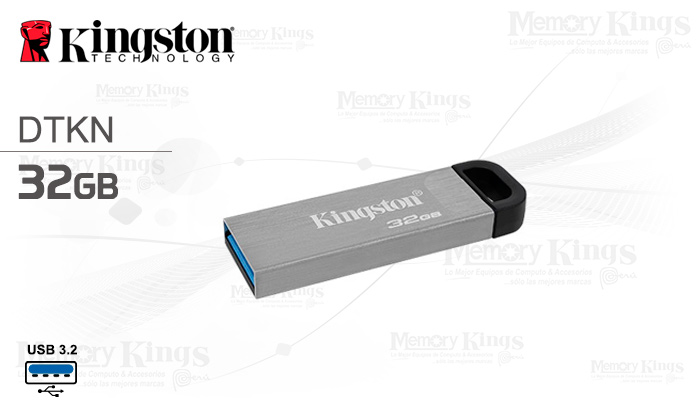 MEMORIA USB 32GB KINGSTON DT KYSON Metalizado