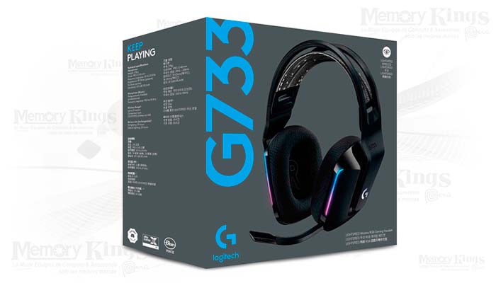 AURICULAR Gaming LOGITECH G733 RGB BLACK