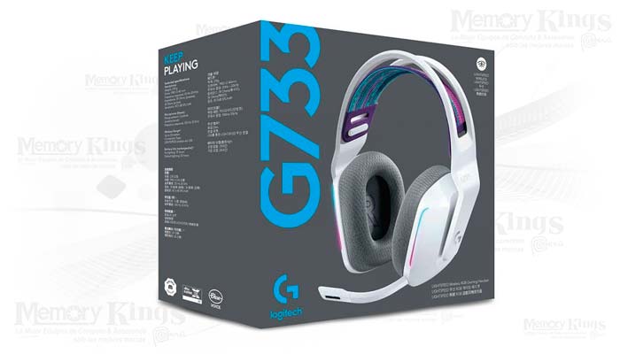 AURICULAR Gaming LOGITECH G733 RGB WHITE