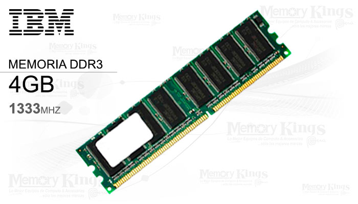 MEMORIA DDR3 4GB 1333 CL9 IBM 49Y1435 X3500