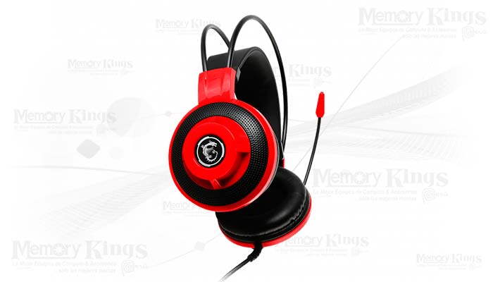AURICULAR Gaming MSI DS501 BLACK|RED