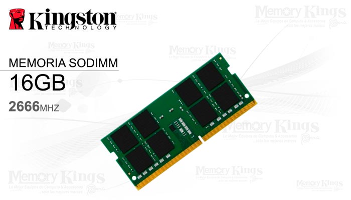MEMORIA SODIMM DDR4 16GB 2666 KINGSTON KVR26S19S8