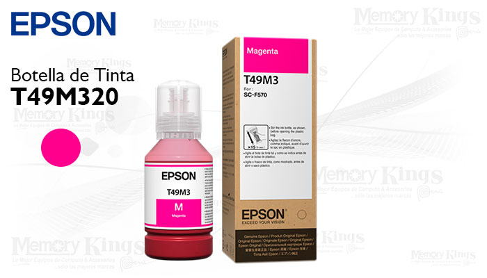 Botella de TINTA EPSON T49M3 Magenta 140ml