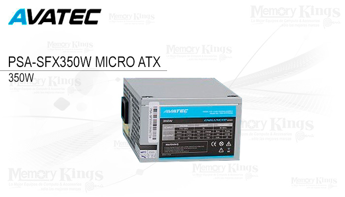 FUENTE MICRO ATX 350W AVATEC SFX350W p|case Slim