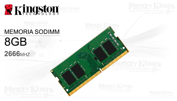 MEMORIA SODIMM DDR4 8GB 2666 KINGSTON KCP426SS6|8