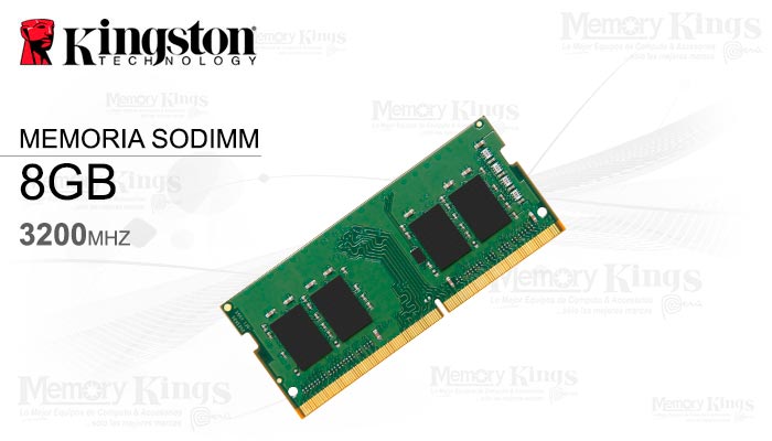 MEMORIA SODIMM DDR4 8GB 3200 CL22 KINGSTON KVR