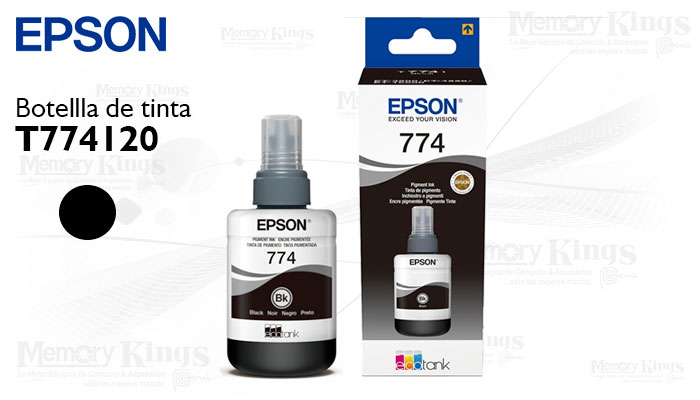 Botella de TINTA EPSON 774 Black 140ml