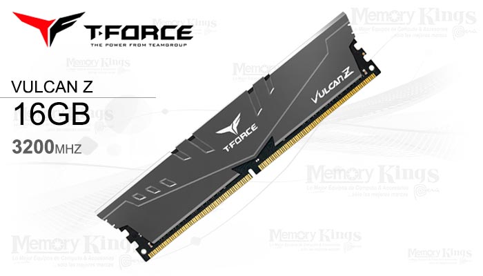 MEMORIA DDR4 16GB 3200 T-FORCE VULCAN Z GREY
