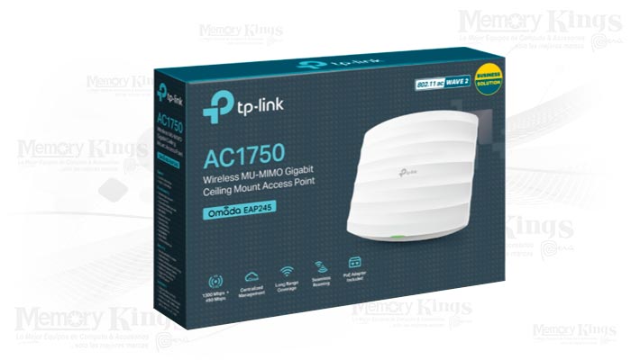 ACCESS POINT TP-LINK EAP245 AC1750 2BAND PoE