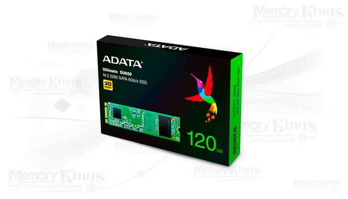 UNIDAD SSD M.2 SATA 120GB ADATA SU650 ultimate