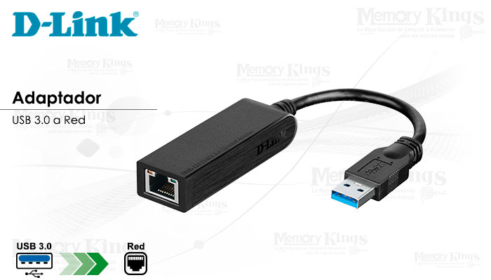 ADAPTADOR USB 3.0 a RED D-LINK DUB-1312