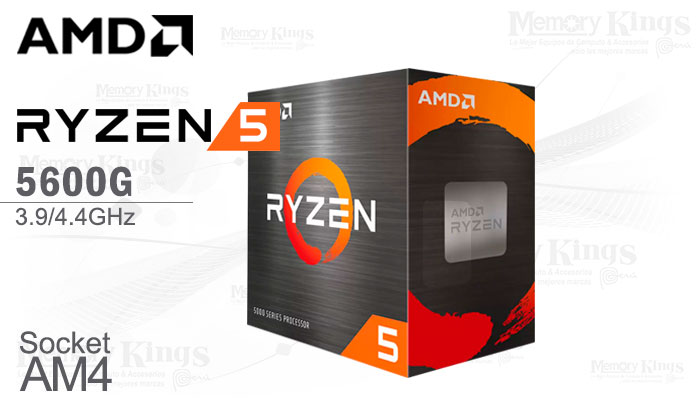 PROCESADOR AMD Ryzen 5 5600G 3.9GHz|19MB 6C AM4