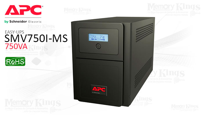 UPS 750VA(525W) APC Easy SMV750I-MS Interactiva