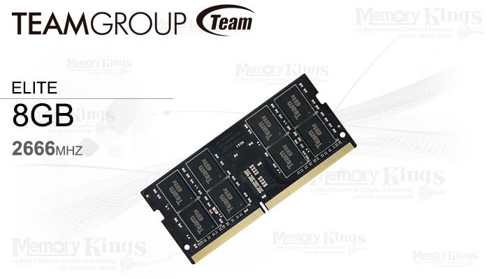 MEMORIA SODIMM DDR4 8GB 2666 TEAMGROUP ELITE