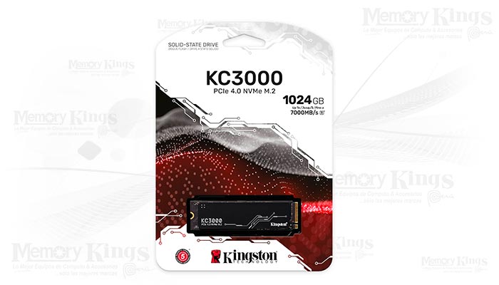 UNIDAD SSD M.2 PCIe 1.24TB KINGSTON KC3000