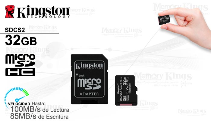 Tarjeta de memoria KINGSTON Micro SDCS 2 16GB*32GB*64GB*128GB Para Androids teléfonos inteligentes