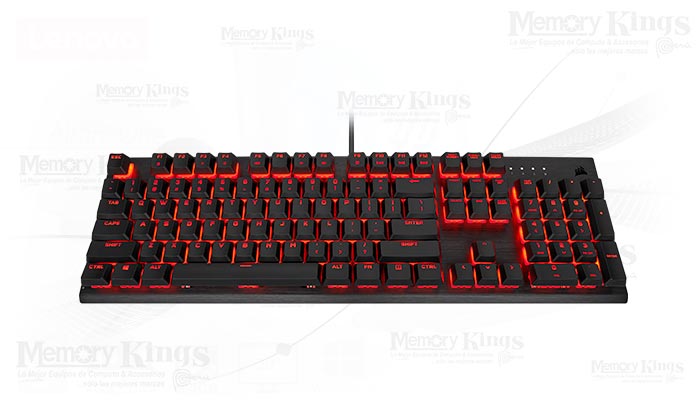 Teclado mecánico para juegos CORSAIR Gaming K95 — LED Blanco— CHERRY® MX Red