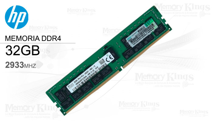 MEMORIA DDR4 32GB 2933MHZ HPE P00924-B21 ML110 G10