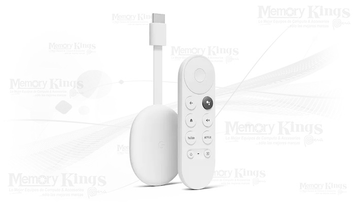 Reproductor multimedia - Google Chromecast con Google TV (HD), Resolución  1080 pixels, Mando con control por voz, Nieve