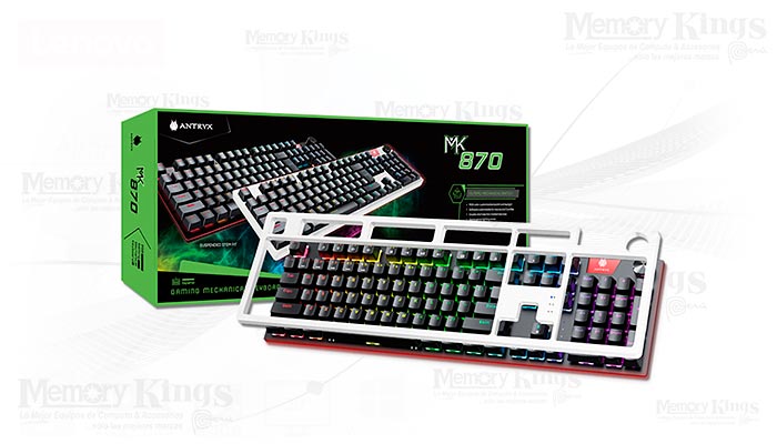 TECLADO Gaming ANTRYX MK870 MECANICO SW BLUE RGB